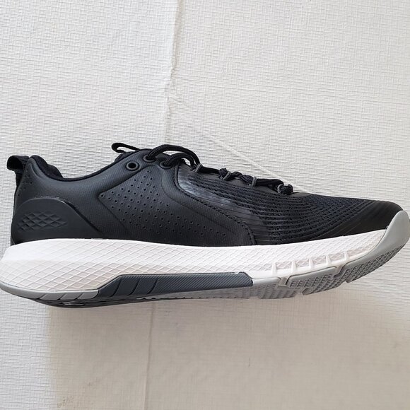 NEW Under Armour Charged Commit TR 3 3023703-001 Men's Black/White Size 9.5 - Picture 8 of 10